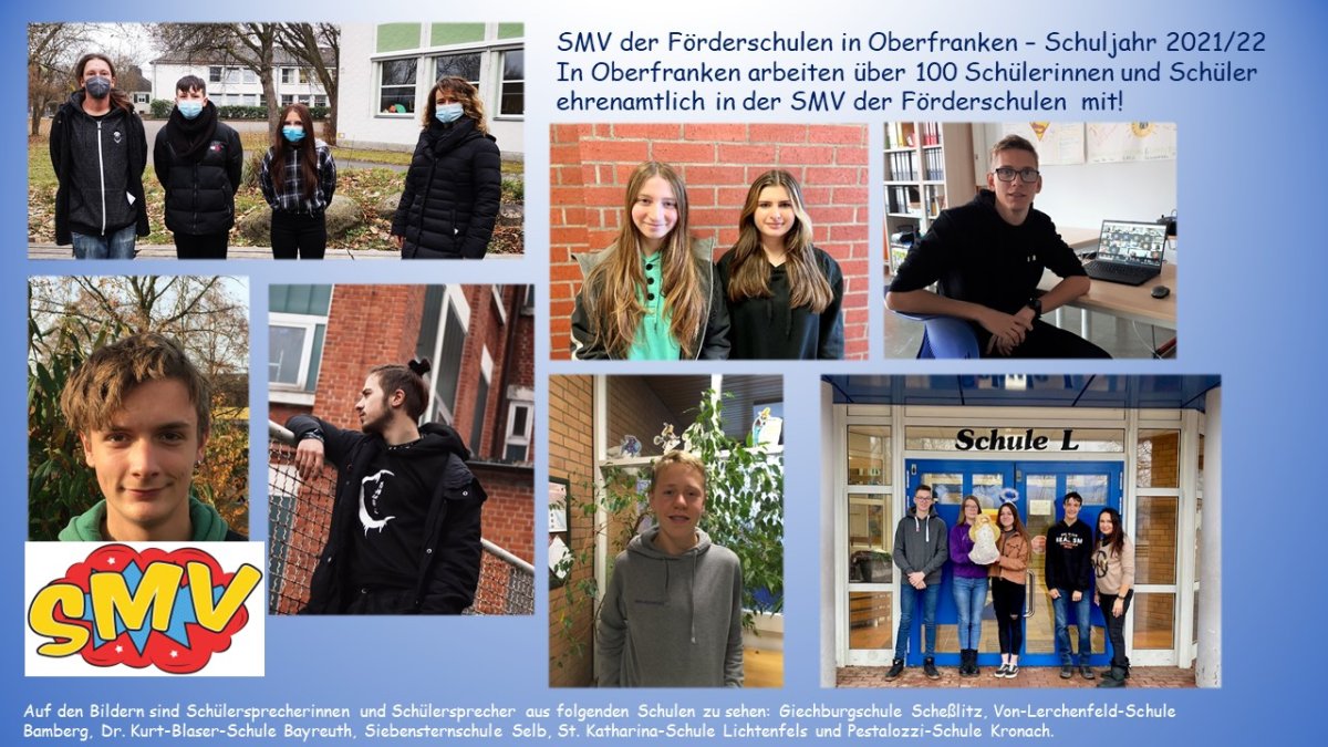 Schülermitverantwortung an den oberfränkischen Förderschulen im Schuljahr 2021/22 