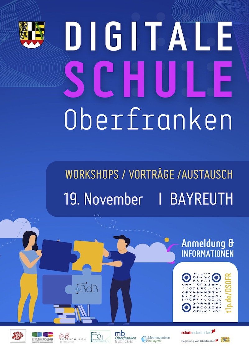 Plakat Kongress Digitale Schule Oberfranken