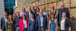 Gruppenbild der Teilnehmerinnen des Netzwerktreffen der Bildungsregionen in Oberfranken