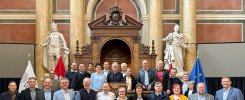 Die oberfränkische Gruppe informierte sich in Wien zum Thema "Agiles Projektmanagement im Bildungsbereich und erfolgreiches Konfliktmanagement"
