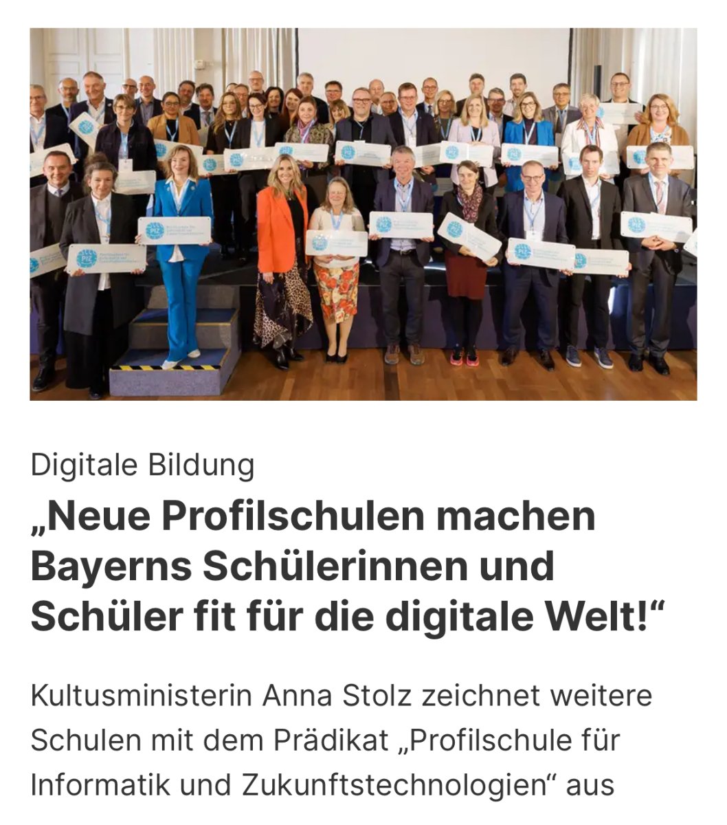 Profilschule für Informatik und Zukunftstechnologie im Schuljahr 2025/26 - Bild 2